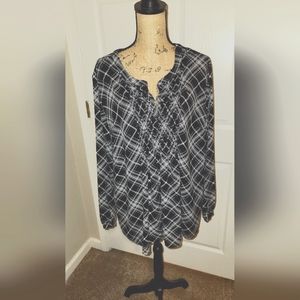 ny Collection woman's 2X longsleeve blouse